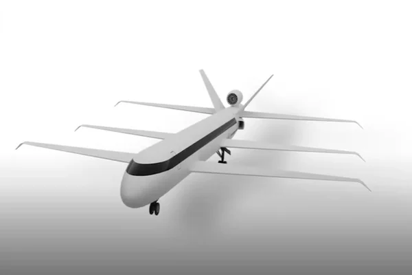 Avião com seis asas