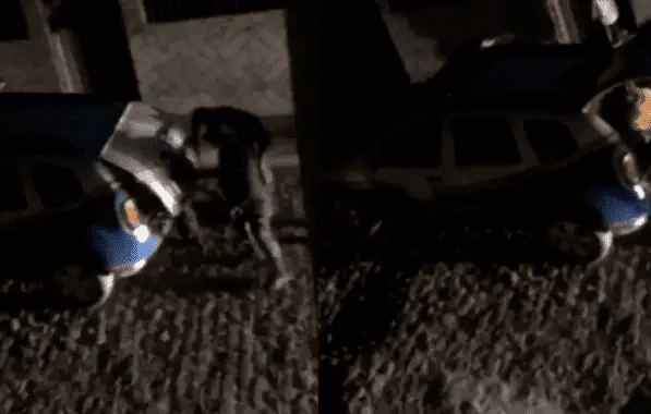 Vídeo: homem é agredido por guarda municipal dentro de viatura