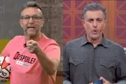 Craque Neto e Luciano Huck.