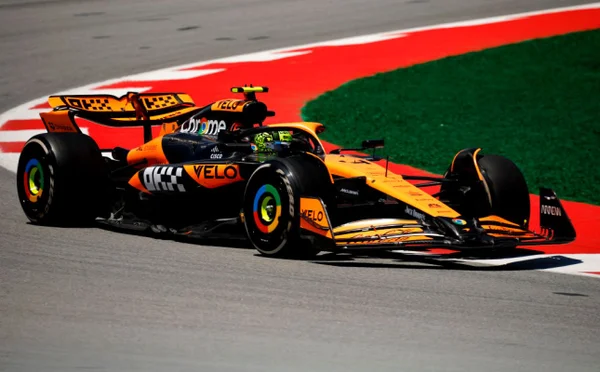 Lando Norris treina no GP da Espanha