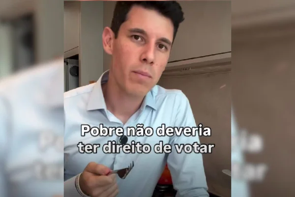 O influenciador, Leo Marcondes, é investigado em inquérito por discurso que marginaliza pessoas, configurando conduta análoga ao racismo - Metrópoles