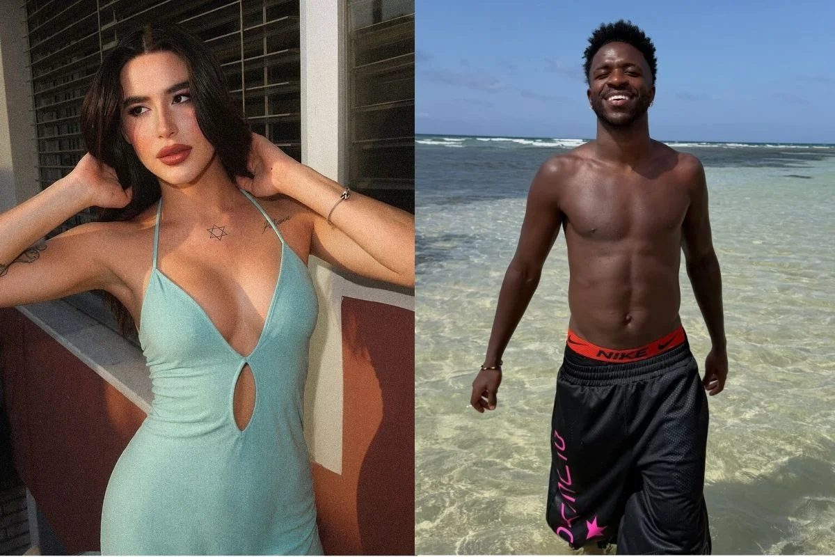 Modelo diz que Vini Jr. também flertou com atriz pornô na Espanha