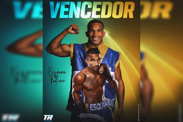 Esquiva Falcão quebra nariz de russo e vence por nocaute técnico
