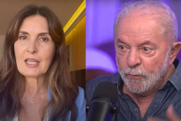 Fátima Bernardes e Lula em live de Paulo Vieira - Metrópoles