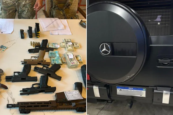 PF acha armas e carrão igual ao de Kim Kardashian em operação no Rio