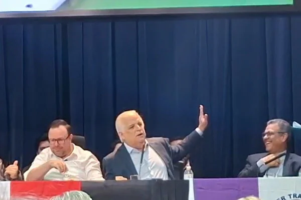 Durante convenção, o ex-ministro criticou a política de privatizações do governador de São Paulo Tarcisio de Freitas e questionou iniciativa - Metrópoles
