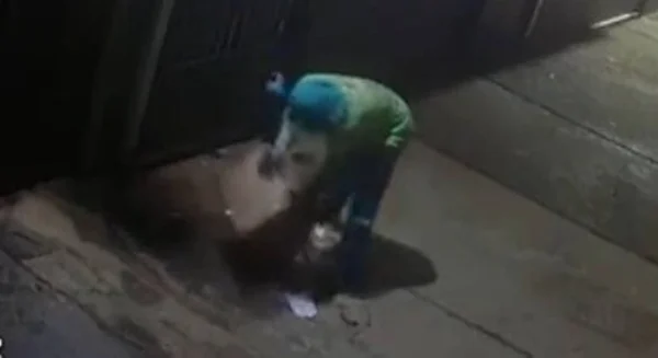 imagem colorida coletor de lixo emociona moradora