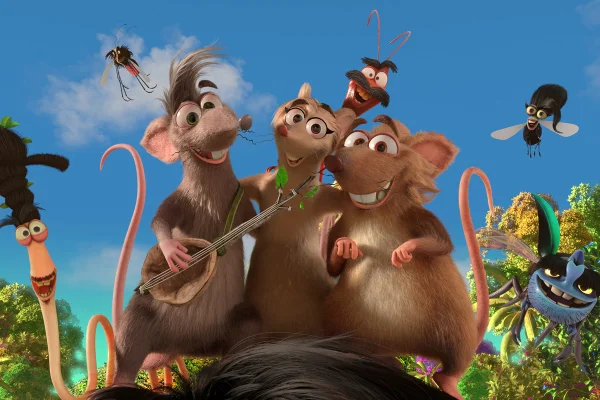 Imagem colorida do poster da animação Arca de Noé
