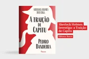 E se Sherlock Holmes fosse chamado para solucionar o maior mistério de Dom Casmurro? Nesta paródia, o célebre detetive e Watson se debruçam sobre a dúvida que atravessa gerações de leitores: afinal, Capitu traiu ou não Bentinho? Pedro Bandeira mistura personagens históricos e literários em uma aventura cheia de humor e reviravoltas.

Escrito por Pedro Bandeira.
