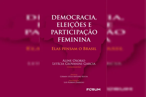 imagem colorida do livro Democracia Eleições e Participação Feminina