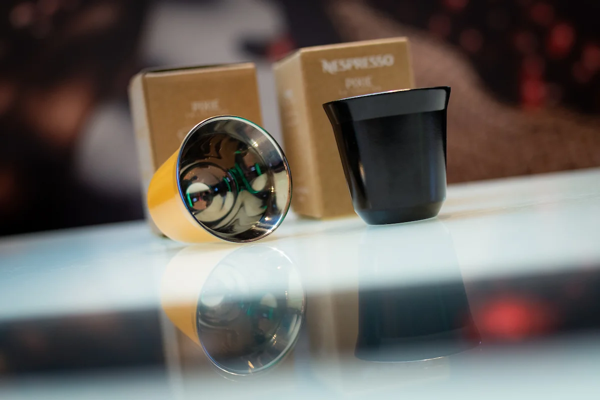 Unidade de xícara Pixie pequena (não esquenta a mão), da Nespresso - R$ 75 Unidade de xícara Pixie pequena (não esquenta a mão), da Nespresso - R$ 75