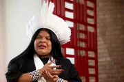 Ministra dos Povos Indígenas Sonia Guajajara (PSOL)