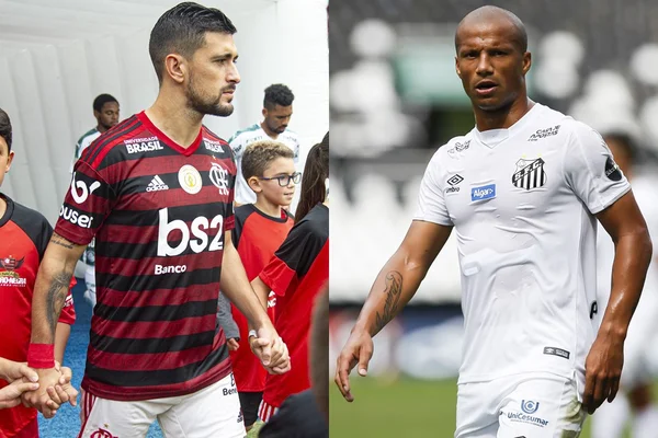 Flamengo e Santos duelam pela liderança na 1ª partida da 19ª rodada