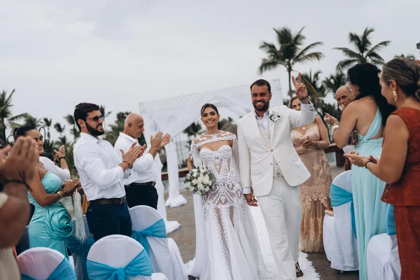 Destination wedding: o enlace de Lucas e Larissa Brito em Punta Cana
