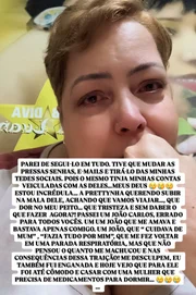 Tulla Luana contou que deu um tapa na cara de João Carlos Tulla Luana contou que deu um tapa na cara de João Carlos
