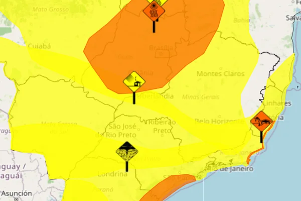 Ciclone-bomba: 439 cidades de MG estão sob alerta de vendaval nesta 6ª