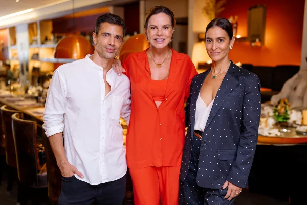 Cristina Pessoa e Samuel Lamas celebram a arte em almoço especial