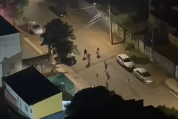 Briga entre torcidas do Palmeiras e Londrina