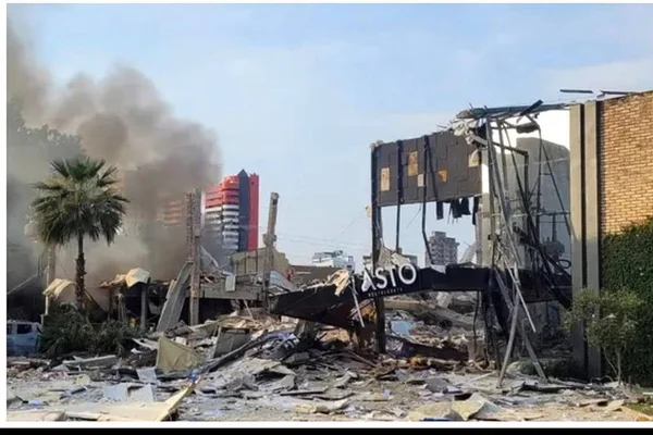 Restaurante destruído - Metrópoles