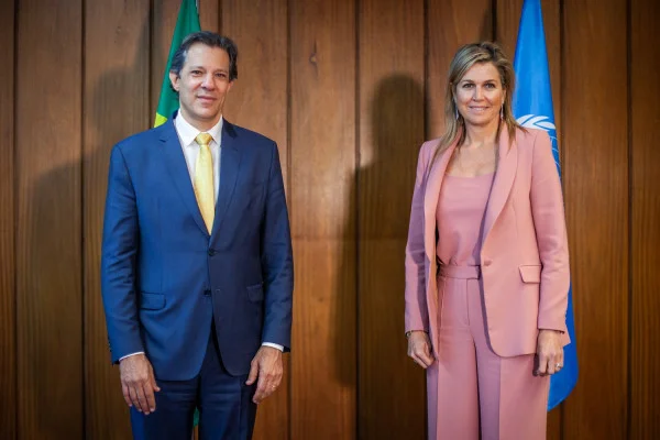 Haddad recebe rainha e fala em “estreitar laços com ONU e Holanda” - destaque galeria