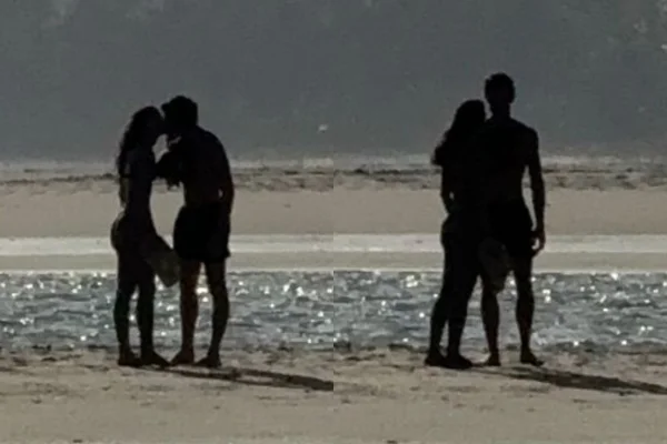 Bruna Marquezine e Shawn Mendes se beijam em praia de Alagoas
