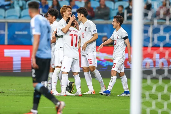 Japão surpreende e arranca empate do Uruguai na Arena Grêmio