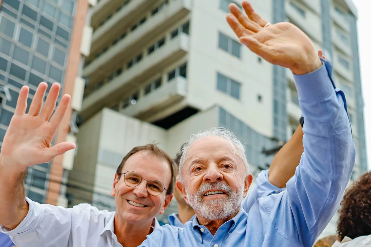Presidente Lula e o candidato ao governo do RJ, Eduardo Paes (PSD) Presidente Lula e o candidato ao governo do RJ, Eduardo Paes (PSD)