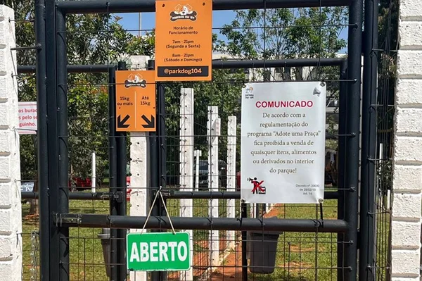 Homem é denunciado por fazer cobrança ilícita para uso de parque público no Sudoeste - destaque galeria Homem é denunciado por fazer cobrança ilícita para uso de parque público no Sudoeste - destaque galeria