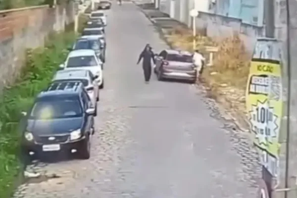 Imagem de câmeras de segurança de suspeito de estuprar criança em AL