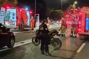 PMDF ficou responsável pelo local após o atendimento dos bombeiros PMDF ficou responsável pelo local após o atendimento dos bombeiros