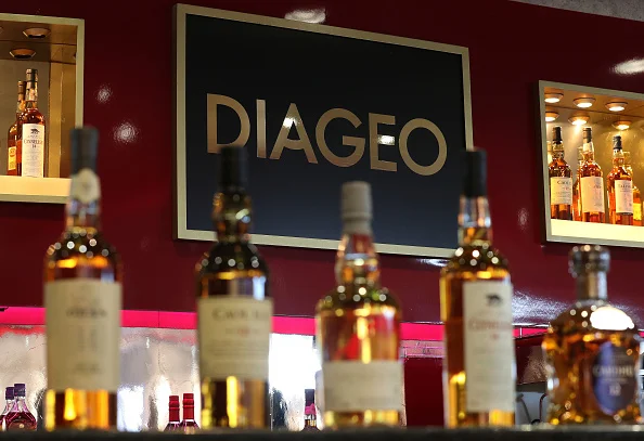 Diageo, fabricante da Smirnoff e Guinness