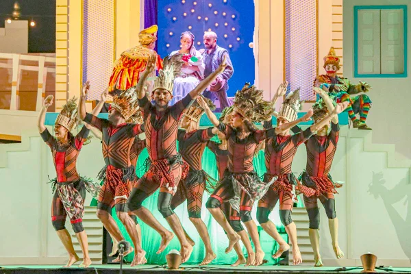 Baile do Menino Deus, espetáculo natalino no Marco Zero, em Pernambuco - Metrópoles