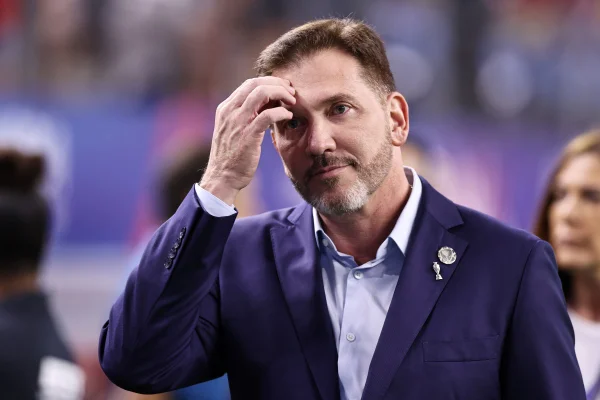 Foto colorida de Alejandro Domínguez, presidente da Conmebol - Metrópoles
