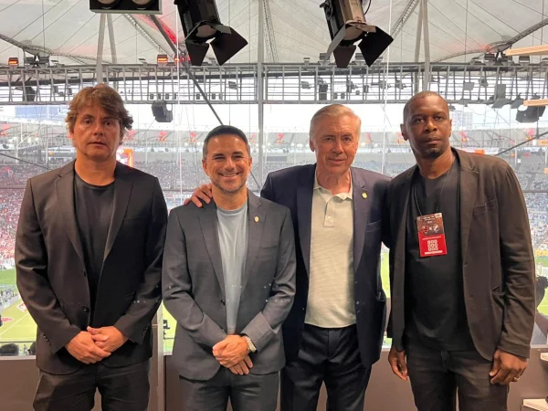 Ancelotti no Maracanã para assistir ao Clássico dos Milhões- MEtrópoles
