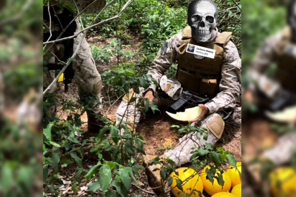 Mossoró: PM improvisa lanche em meio a intensa busca por fugitivos