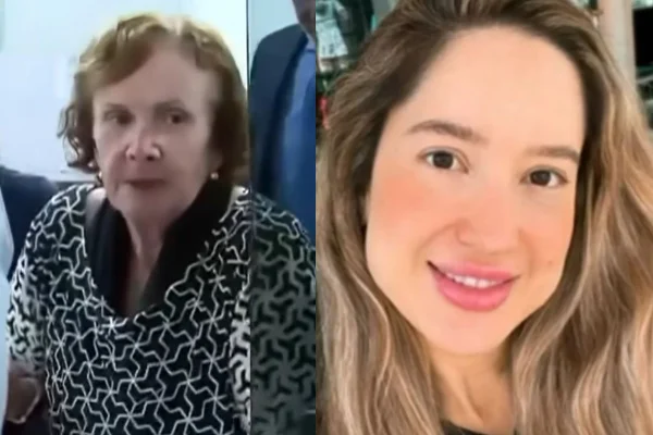 Elizabete Arrabaça (à esquerda) e Larissa Rodrigues (à direita). Sogra e filho médico são acusados de envenenar professora. Sogra envenenou nora. - Metrópoles