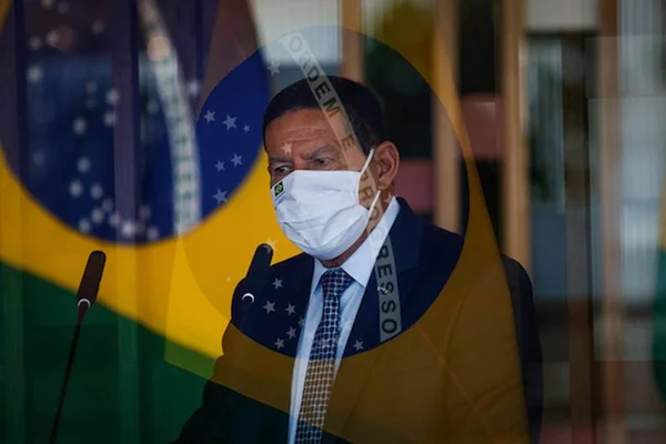 O vice-presidente Hamilton Mourão