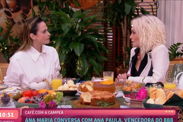 Ana Maria Braga e Ana Paula Renault no Mais Você - Metrópoles