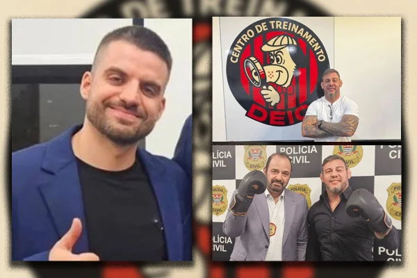 Gabriel Cepeda, à esquerda; Matheus Serafim, à direita em cima; e Ronaldo Sayeg e Matheus Serafim, à direita em baixo