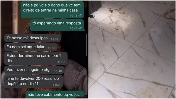 Jovem volta de viagem e encontra homem pelado dentro de casa no RJ