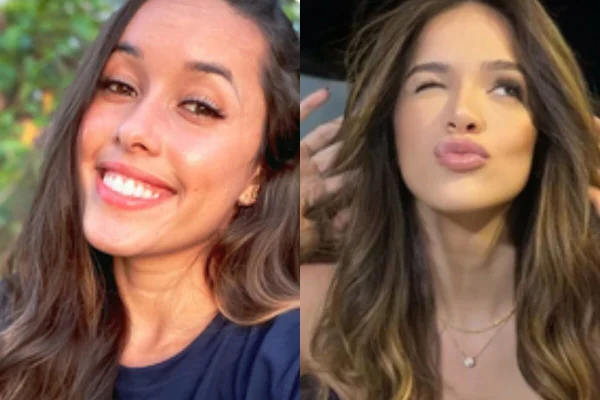 As estudantes de medicina Thais Caldeiras Soares Foffano (esq.) e Gabrielli Farias de Souza - Metrópoles