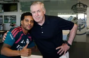 Rodrygo e Ancelotti Rodrygo e Ancelotti