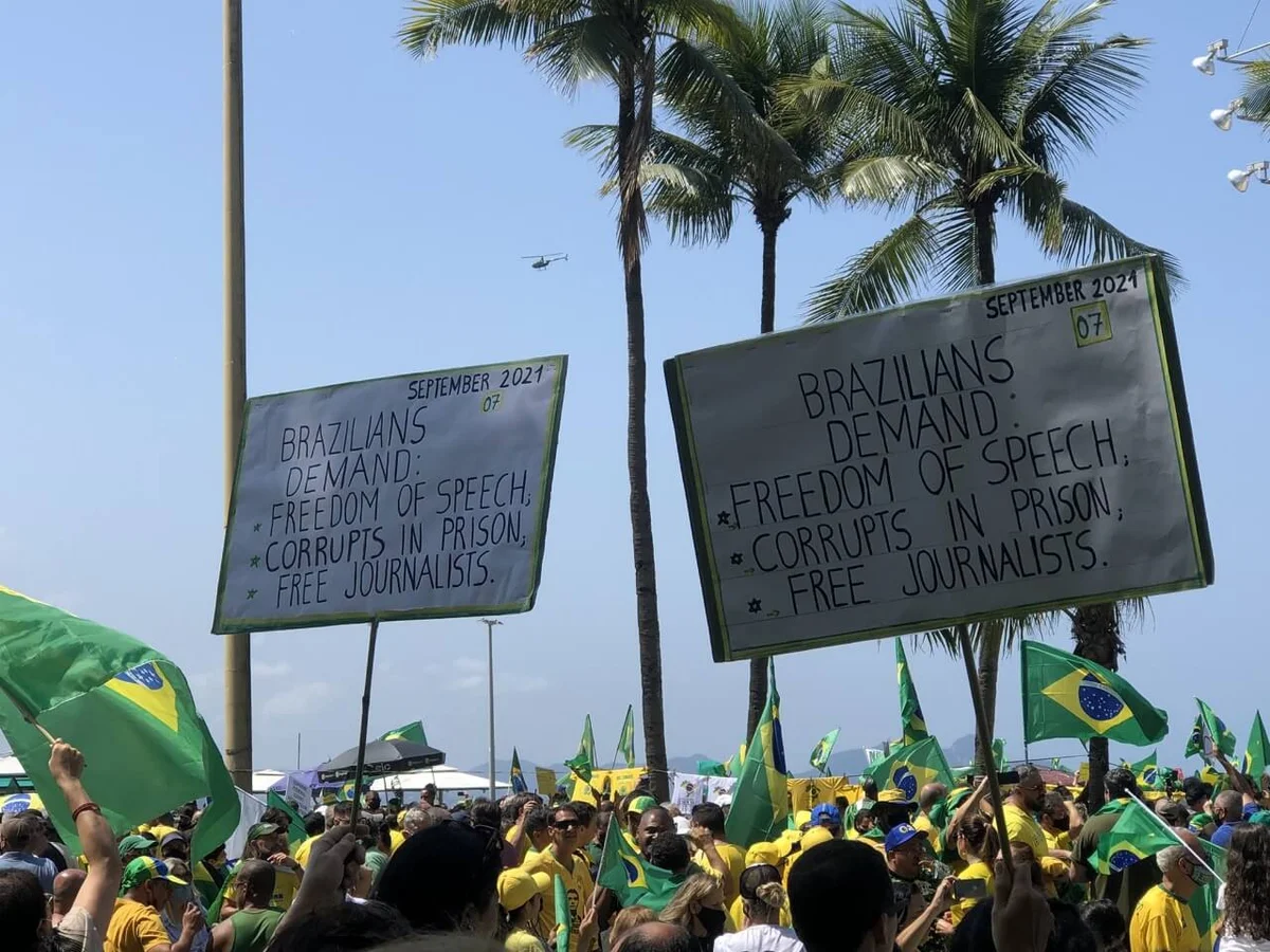 O 7 de setembro poliglota dos bolsonaristas - imagem 1 O 7 de setembro poliglota dos bolsonaristas - imagem 1