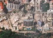 Imagem de satélite da Vantor mostra prédios de apartamentos desabados e danos generalizados causados ​​por terremoto na Venezuela