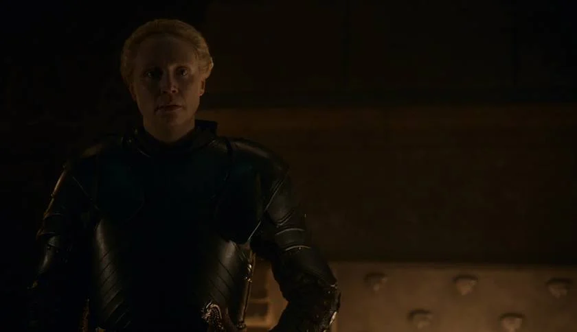 <b>Brienne de Tarth (Gwendoline Christie)</b>. Uma das mais poderosas guerreiras de Winterfell acaba de receber investidura de cavaleiro de Jaime. Deve dar trabalho para os Caminhantes Brancos. Seu status a deve colocar bem no coração da guerra, o que significa mais riscos <b>Brienne de Tarth (Gwendoline Christie)</b>. Uma das mais poderosas guerreiras de Winterfell acaba de receber investidura de cavaleiro de Jaime. Deve dar trabalho para os Caminhantes Brancos. Seu status a deve colocar bem no coração da guerra, o que significa mais riscos