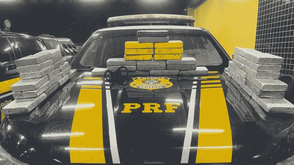 PRF apreensão cocaína