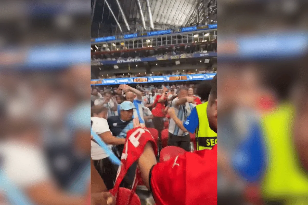 Torcida da Argentina atinge egípcios com copos em confusão na Copa do Mundo 2026