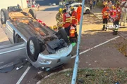 O acidente aconteceu na manhã desta segunda-feira (17/8), na 406/407 Sul O acidente aconteceu na manhã desta segunda-feira (17/8), na 406/407 Sul