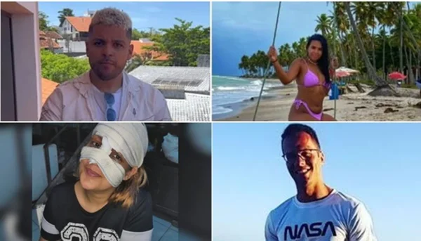 imagem colorida. vítimas de acidentes