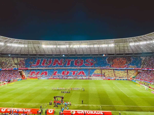 Em noite de mosaico contra racismo, Fortaleza só empata com o River